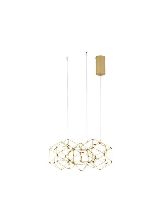 NV 9695212 Závěsné svítidlo NEBULA zlatý kov LED 29W 230V 3000K IP20 - NOVA LUCE (obrázek 2)