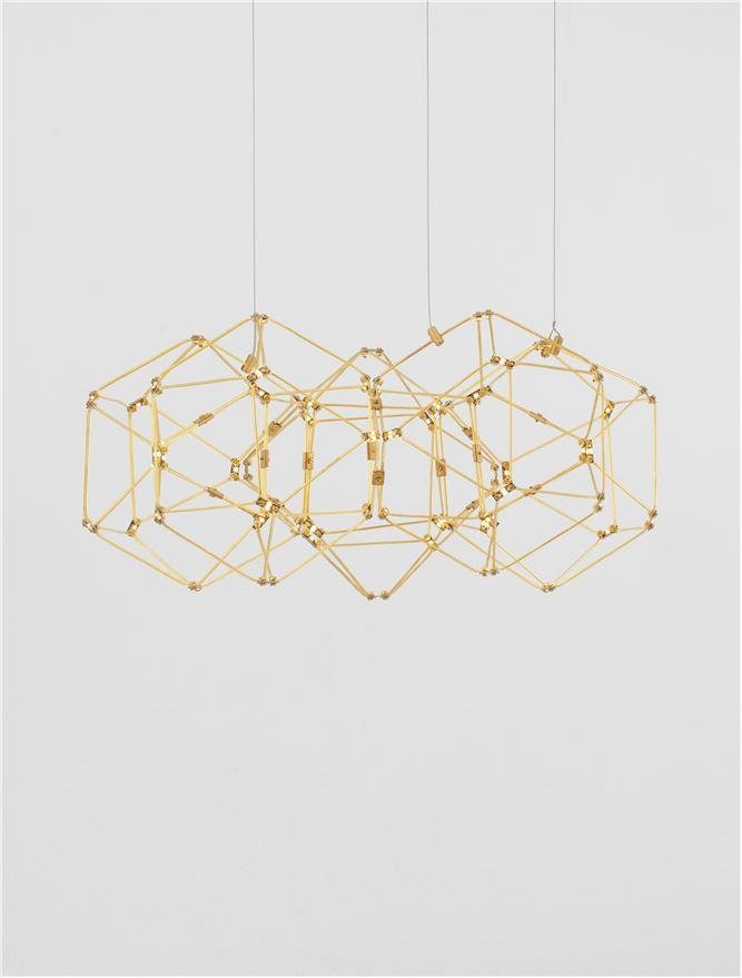 NV 9695212 Závěsné svítidlo NEBULA zlatý kov LED 29W 230V 3000K IP20 - NOVA LUCE (obrázek 4)