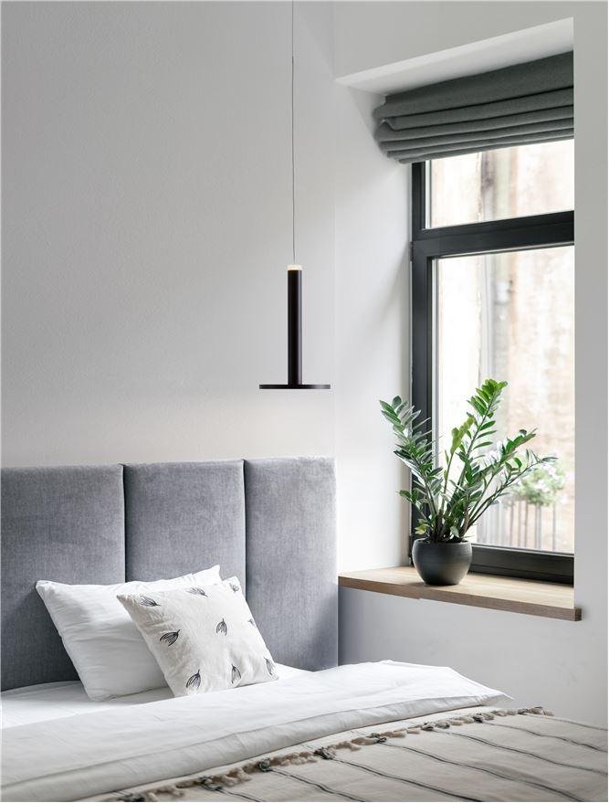 NV 9695226 Závěsné svítidlo PALENCIA matný černý kov LED 11W 230V 3000K IP20 - NOVA LUCE
