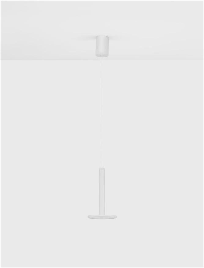 NV 9695228 Závěsné svítidlo PALENCIA matný bílý kov LED 11W 230V 3000K IP20 - NOVA LUCE (obrázek 3)