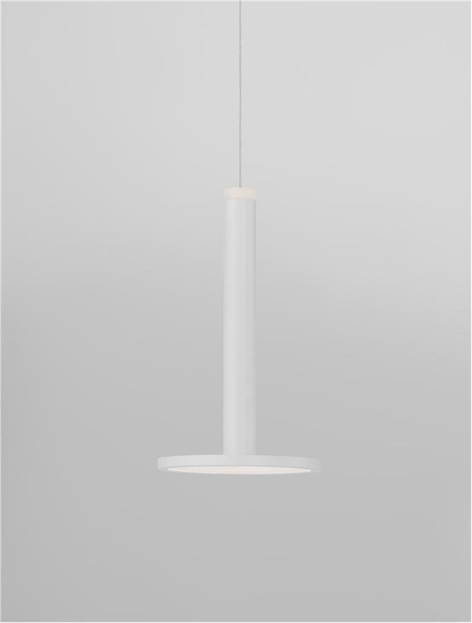 NV 9695228 Závěsné svítidlo PALENCIA matný bílý kov LED 11W 230V 3000K IP20 - NOVA LUCE (obrázek 7)