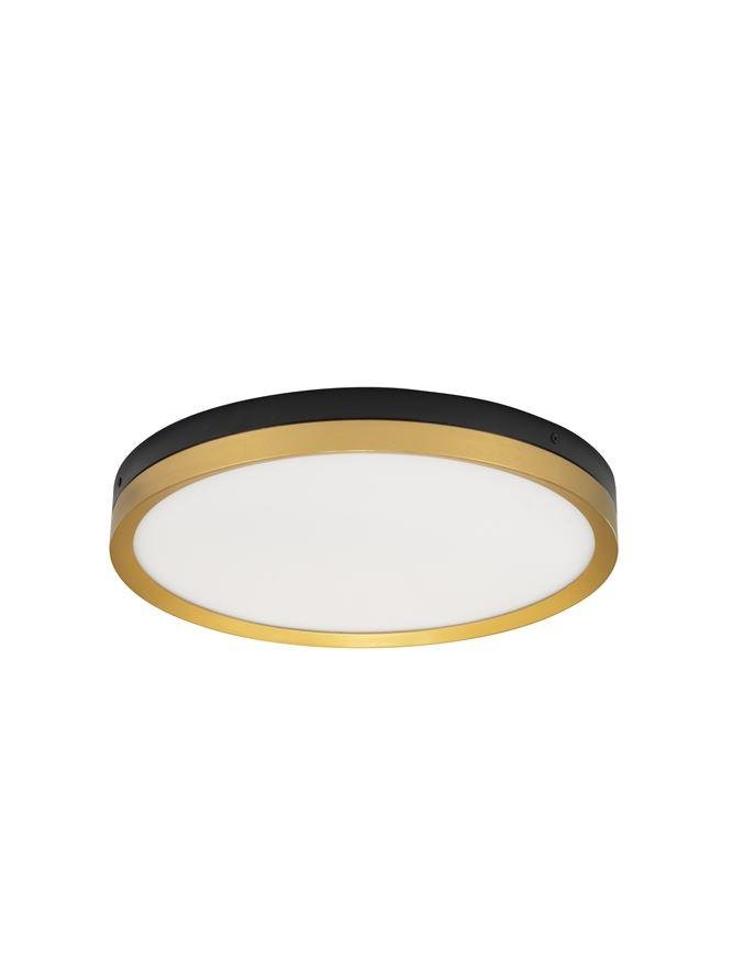 NV 9695236 Stropní svítidlo MR JOHN černá a mosaz zlatá LED 25.2W 3000K - NOVA LUCE (obrázek 2)