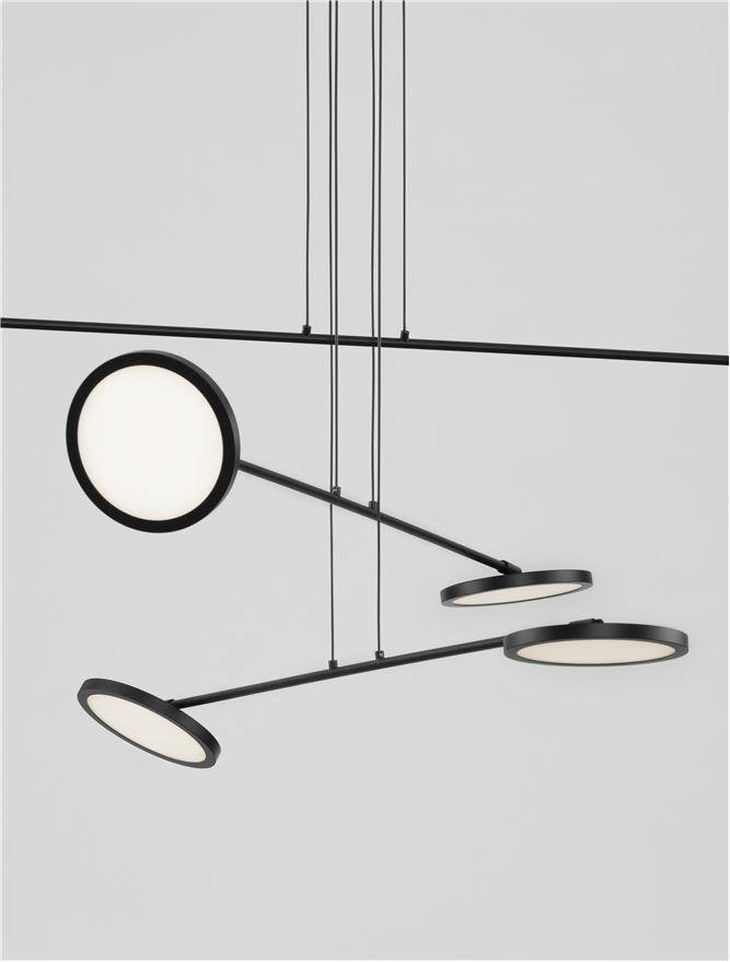 NV 9695254 Závěsné svítidlo SCOPE černá LED 49.2W 3000K stmívatelné - NOVA LUCE (obrázek 4)