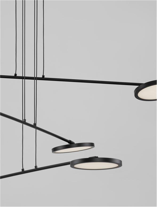 NV 9695254 Závěsné svítidlo SCOPE černá LED 49.2W 3000K stmívatelné - NOVA LUCE (obrázek 5)