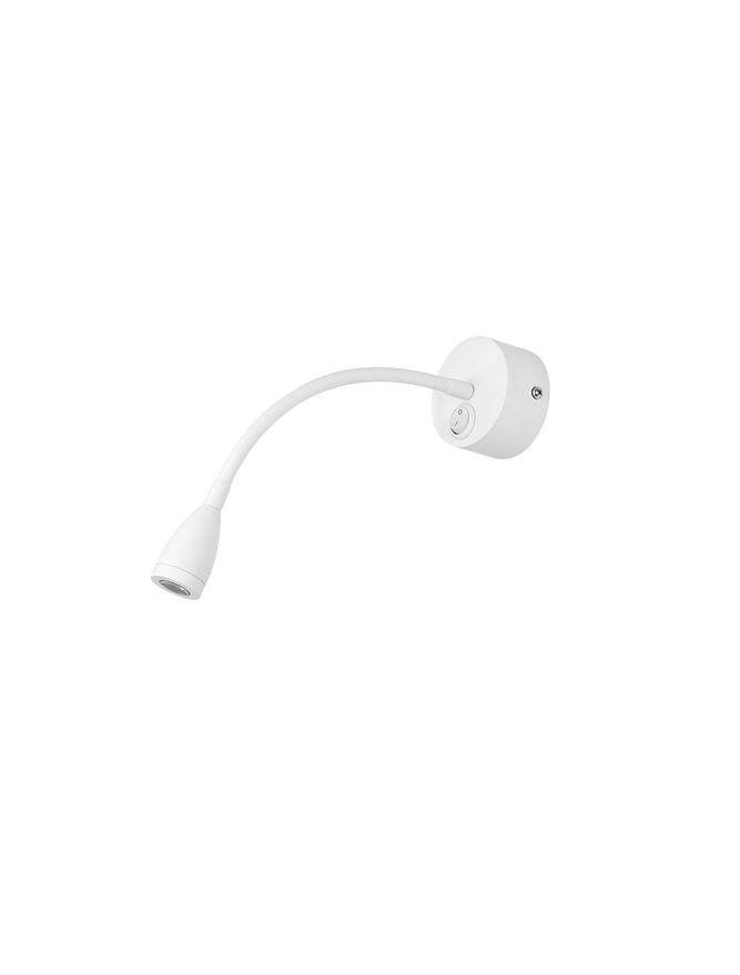 Levně NV 9701611 Bodové svítidlo FLEX bílý hliník nastavitelné vypínač na těle LED 3W 3000K IP20 - NOVA LUCE