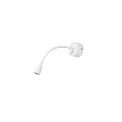 Obrázek pro produkt Bodové svítidlo FLEX bílý hliník nastavitelné vypínač na těle LED 3W 3000K IP20 - NOVA LUCE