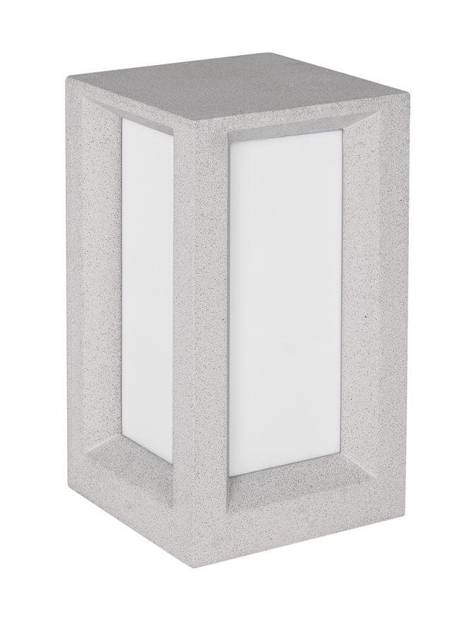 NV 9739352 Venkovní sloupkové svítidlo CASTRO bílý pískovec a akryl E27 1x12W bez žárovky 100-240V IP65 - NOVA LUCE (obrázek 2)