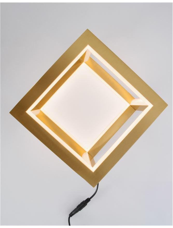 NV 9818162 Stolní lampa GABBIA zlatý hliník a silikon LED 20W 230V 3000K IP20 stmívatelné - NOVA LUCE (obrázek 5)