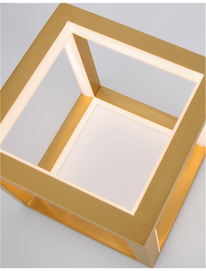 NV 9818162 Stolní lampa GABBIA zlatý hliník a silikon LED 20W 230V 3000K IP20 stmívatelné - NOVA LUCE (obrázek 7)