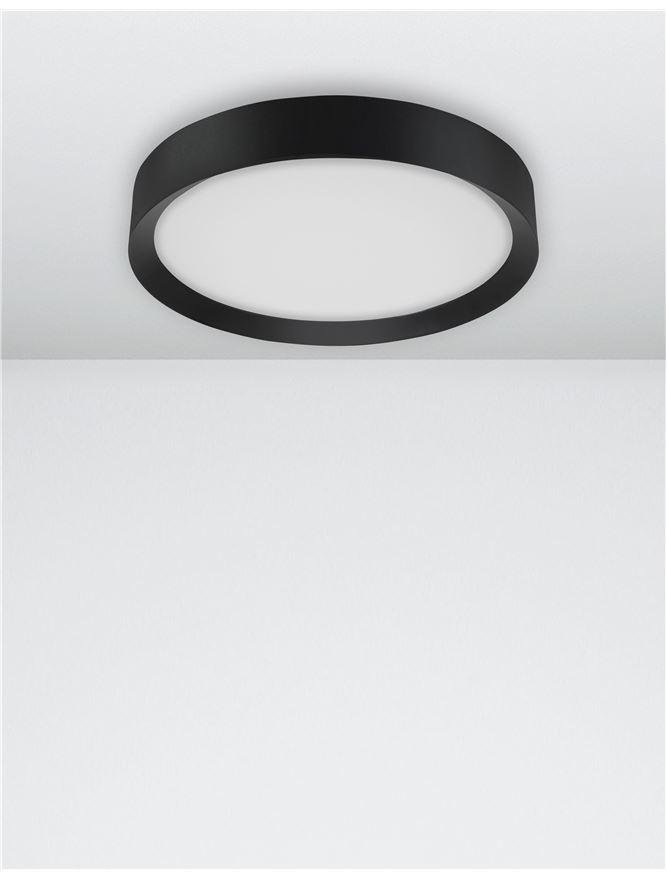 NV 9818452 Stropní svítidlo LUTON černý hliník matný bílý akrylový difuzor LED 47W 230V 3000K IP20 - NOVA LUCE (obrázek 3)