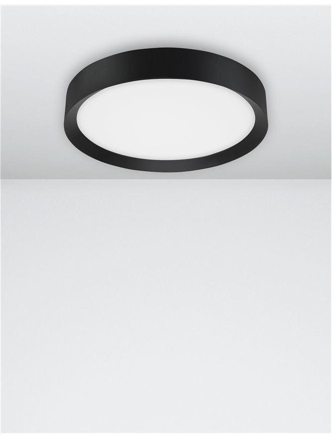 NV 9818452 Stropní svítidlo LUTON černý hliník matný bílý akrylový difuzor LED 47W 230V 3000K IP20 - NOVA LUCE (obrázek 4)