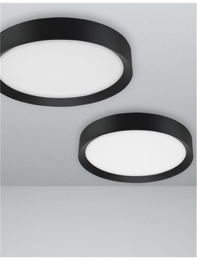 NV 9818452 Stropní svítidlo LUTON černý hliník matný bílý akrylový difuzor LED 47W 230V 3000K IP20 - NOVA LUCE (obrázek 5)