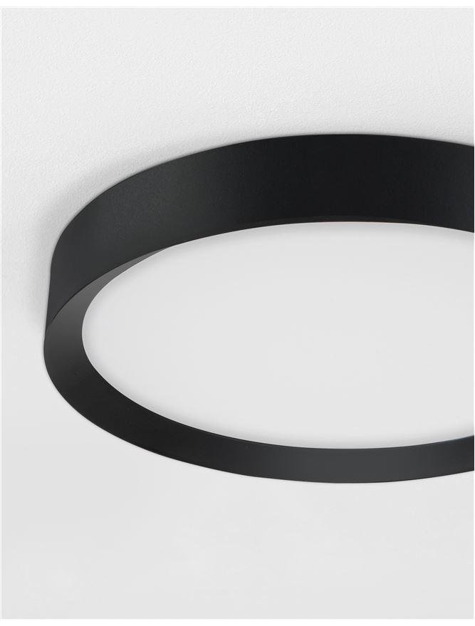 NV 9818452 Stropní svítidlo LUTON černý hliník matný bílý akrylový difuzor LED 47W 230V 3000K IP20 - NOVA LUCE (obrázek 6)