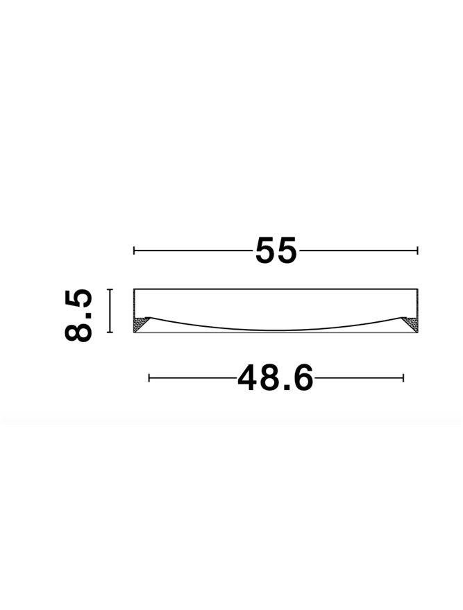 NV 9818452 Stropní svítidlo LUTON černý hliník matný bílý akrylový difuzor LED 47W 230V 3000K IP20 - NOVA LUCE (obrázek 7)