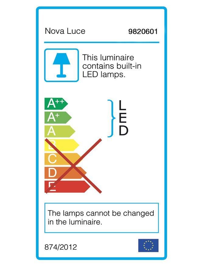 NV 9820601 Závěsné svítidlo CELIA stmívatelné černý hliník opálové sklo LED 36W 230V 3000K IP20 stmívatelné - NOVA LUCE (obrázek 8)