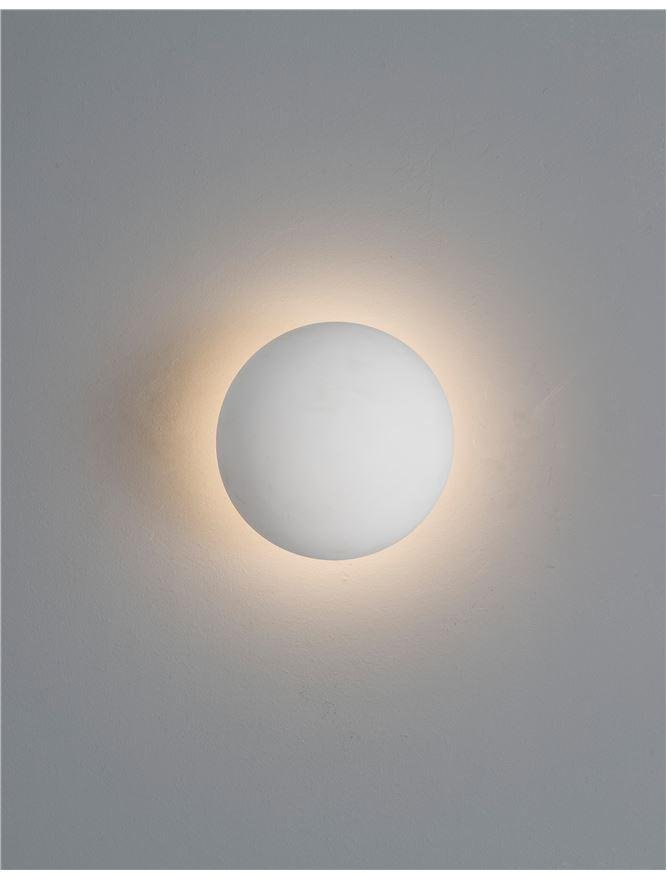 NV 9831050 Nástěnné svítidlo NETUNE bílá sádra a bílý hliník LED 6W 220-240V 3000K IP20 - NOVA LUCE