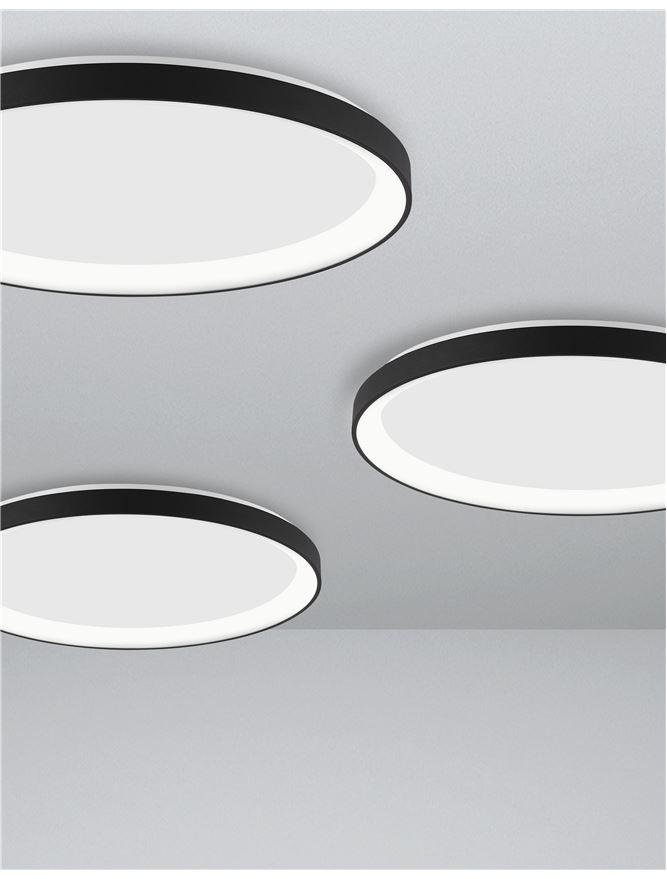 NV 9853674 Stropní svítidlo PERTINO černý hliník a akryl LED 38W 230V 3000K IP20 stmívatelné - NOVA LUCE (obrázek 5)