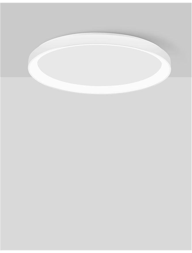 NV 9853675 Stropní svítidlo PERTINO bílý hliník a akryl LED 48W 230V 3000K IP20 stmívatelné - NOVA LUCE