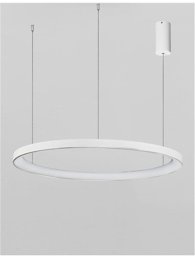 NV 9853685 Závěsné svítidlo PERTINO bílý hliník a akryl LED 60W 230V 3000K IP20 stmívatelné - NOVA LUCE (obrázek 4)