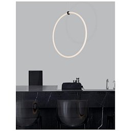 Obrázek pro produkt Závěsné svítidlo GIRDINO černý hliník a akryl LED 30W 230V 3000K IP20 stmívatelné - NOVA LUCE