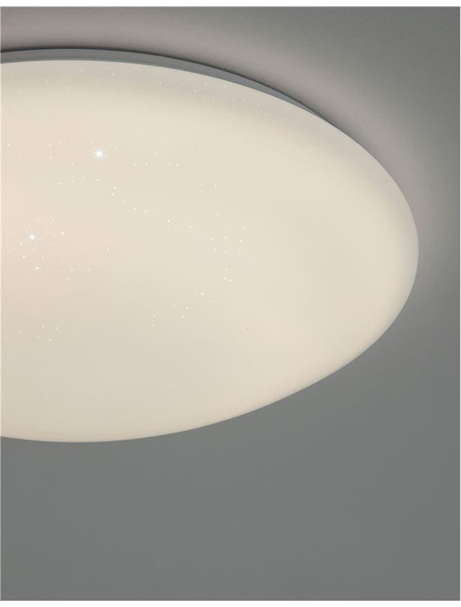 NV 9910020 Stropní svítidlo ASTERION bílý akrylový difuzor LED 2x24W 230V 3000K-4000K-5500K IP20 stmívatelné - NOVA LUCE (obrázek 4)