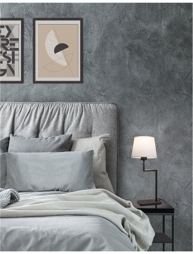 Levně NV 9919152 Stolní lampa SAVONA černý hliník E27 1x12W 230V IP20 bez žárovky - NOVA LUCE