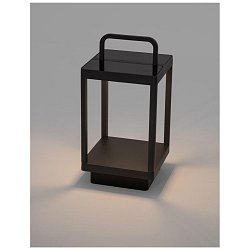 Obrázek pro produkt Venkovní stojací lampa BALI antracitový hliník LED 2W 3000K 5V DC 108st. IP65 solární / USB kabel / vypínač na těle / stmívatelné - NOVA LUCE