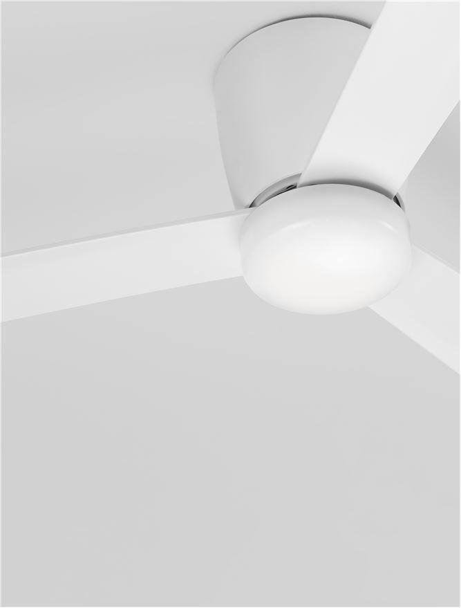 NV 9952325 Stropní ventilátor DELL tělo z hliníku matná bílá 3ABS dřevěné listy - NOVA LUCE (obrázek 10)