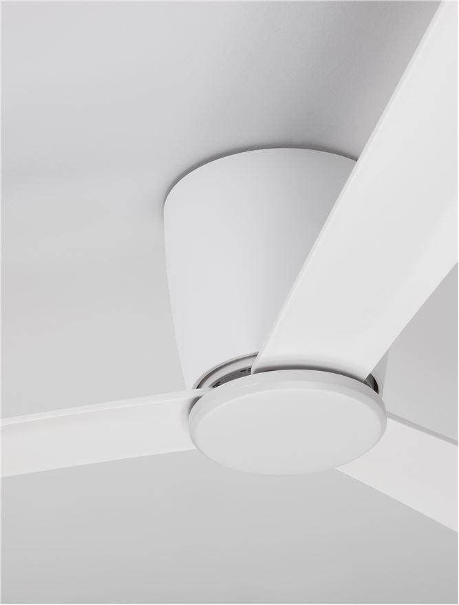 NV 9952325 Stropní ventilátor DELL tělo z hliníku matná bílá 3ABS dřevěné listy - NOVA LUCE (obrázek 11)