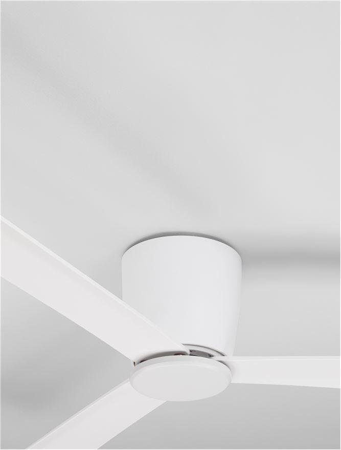NV 9952325 Stropní ventilátor DELL tělo z hliníku matná bílá 3ABS dřevěné listy - NOVA LUCE (obrázek 12)
