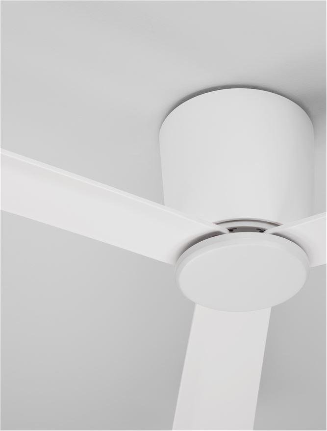 NV 9952325 Stropní ventilátor DELL tělo z hliníku matná bílá 3ABS dřevěné listy - NOVA LUCE (obrázek 13)