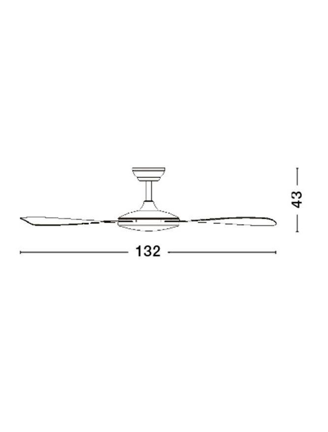 NV 9952360 Stropní ventilátor BLAIRE tělo z hliníku matná bílá a sklo 3ABS bílé listy - NOVA LUCE (obrázek 7)