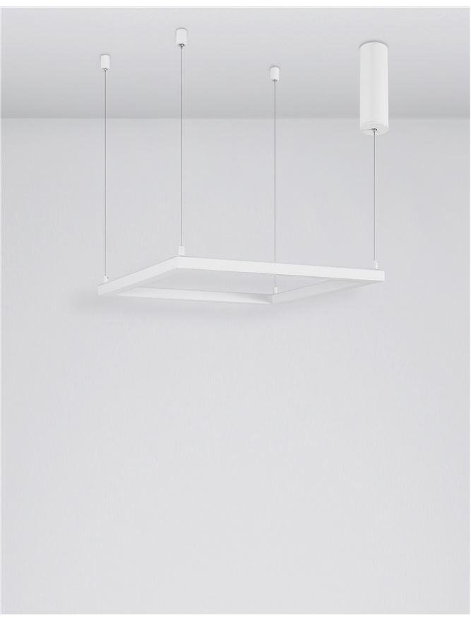NV 9990735 Závěsné svítidlo ETERNA bílý hliník a akryl LED 30W 230V 3000K IP20 stmívatelné - NOVA LUCE (obrázek 3)