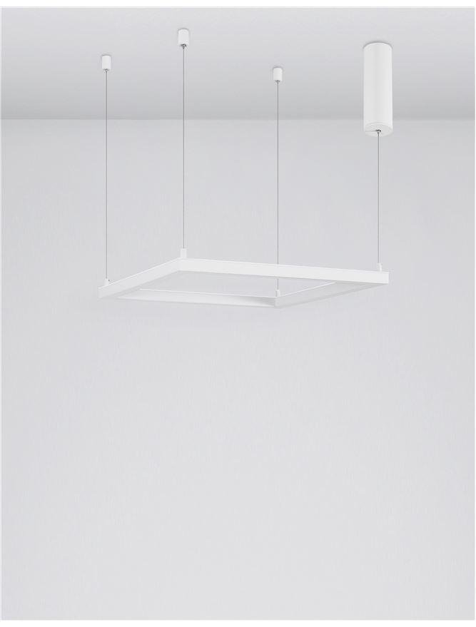 NV 9990735 Závěsné svítidlo ETERNA bílý hliník a akryl LED 30W 230V 3000K IP20 stmívatelné - NOVA LUCE (obrázek 4)