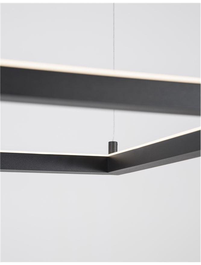 NV 9990736 Závěsné svítidlo ETERNA černý hliník a akryl LED 30W 230V 3000K IP20 stmívatelné - NOVA LUCE (obrázek 5)