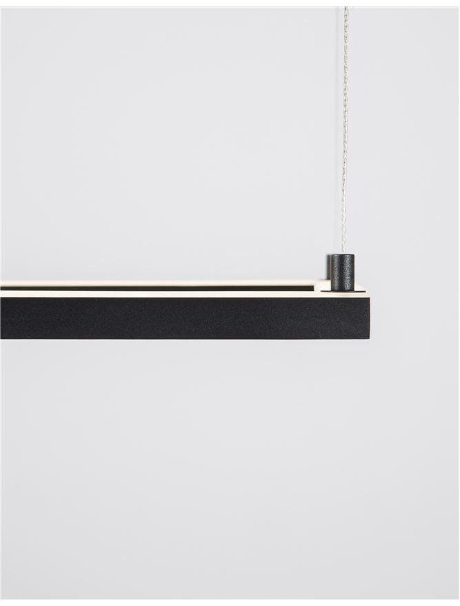 NV 9990736 Závěsné svítidlo ETERNA černý hliník a akryl LED 30W 230V 3000K IP20 stmívatelné - NOVA LUCE (obrázek 6)
