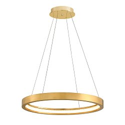 Obrázek pro produkt Závěsné svítidlo JASMINE kov zlatá LED 65W 2700K stmívatelné - HUDSON VALLEY (Corbettt)