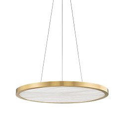 Obrázek pro produkt Závěsné svítidlo EASTPORT mosaz staromosaz/bílá LED 32W 2700K stmívatelné - HUDSON VALLEY