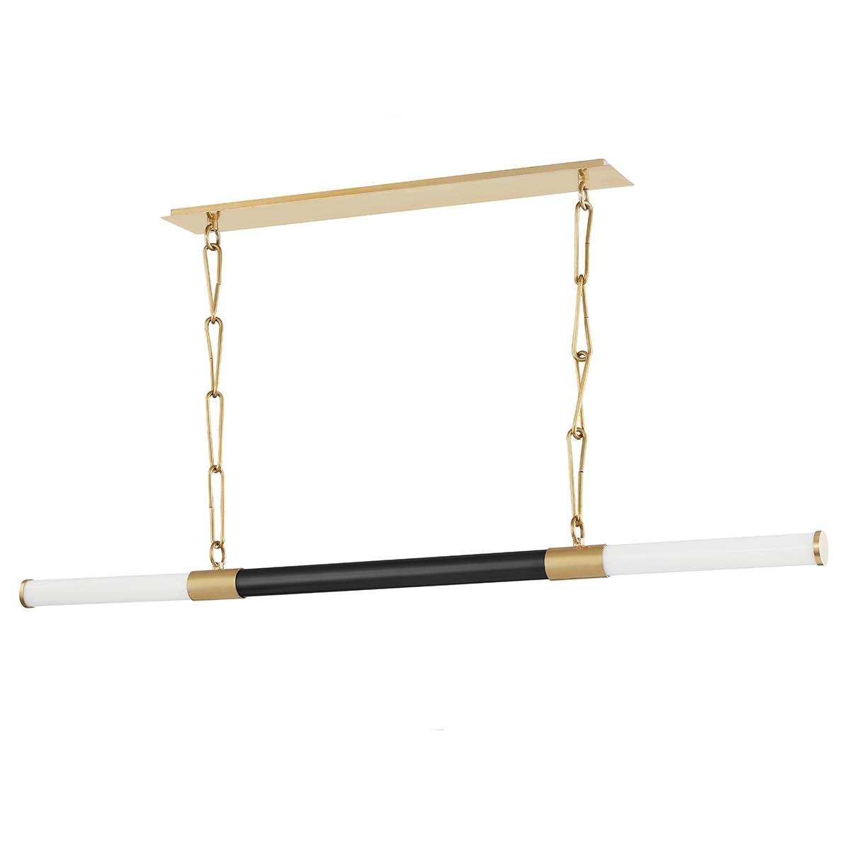 Levně HVLG 7062-AOB-CE Závěsné svítidlo HUNTINGTON mosaz/sklo starobronz/opál LED 20W 2700K stmívatelné - HUDSON VALLEY