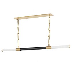 Obrázek pro produkt Závěsné svítidlo HUNTINGTON mosaz/sklo starobronz/opál LED 20W 2700K stmívatelné - HUDSON VALLEY