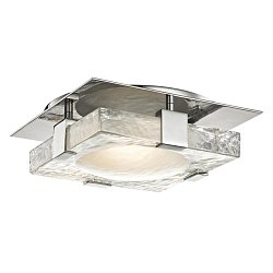 Obrázek pro produkt Stropní svítidlo BOURNE ocel/sklo nikl/čirá LED 12W 3000K stmívatelné - HUDSON VALLEY