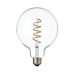 Obrázek pro produkt LED žárovka G125 6W E27 230V čirá stmívatelná SPIRAL FILAMENT stmívatelná 4ks - HUDSON VALLEY
