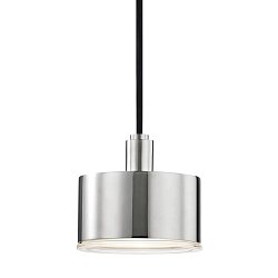 Obrázek pro produkt Závěsné svítidlo NORA ocel/sklo nikl/matná G9 1x6W - HUDSON VALLEY (Mitzi)