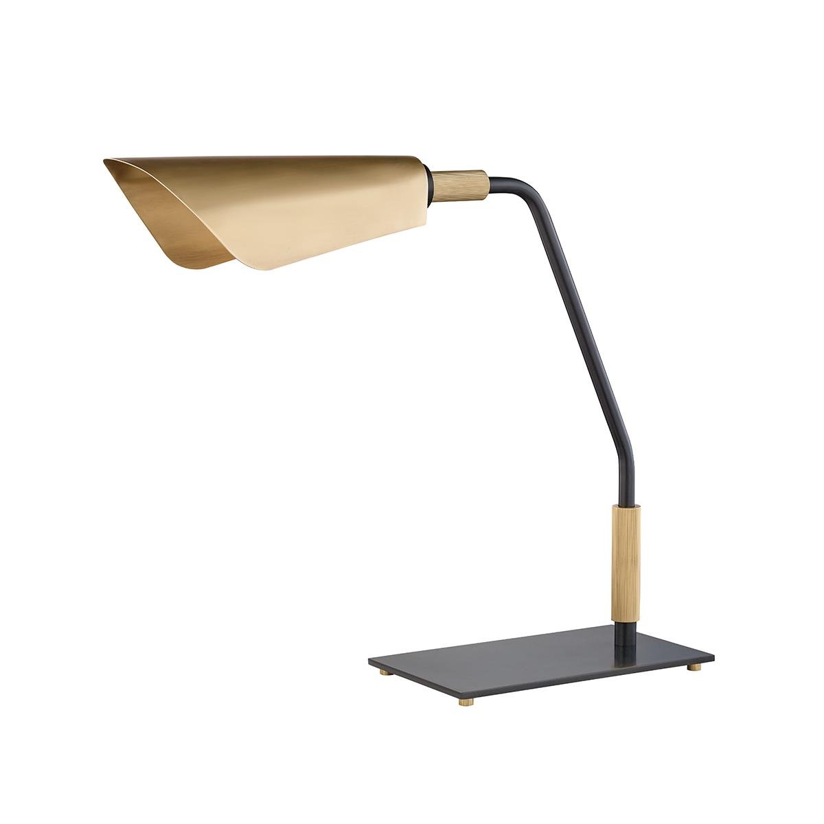 Levně HVLG L3730-AOB-CE Stolní lampa BOWERY mosaz starobronz E27 1x6W - HUDSON VALLEY