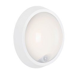 Obrázek pro produkt LED venkovní svítidlo s čidlem, pr. 17 cm, 12 W, bílé (starý kód: BRILO 3352-016) - BRILO