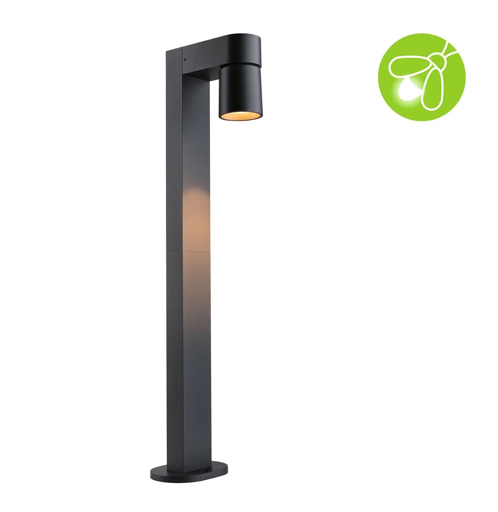 P 94823 Sloupkové svítidlo Kimu 1 Outdoor 230V neláká hmyz IP44 2200K 7,8W 500lm antracit - PAULMANN