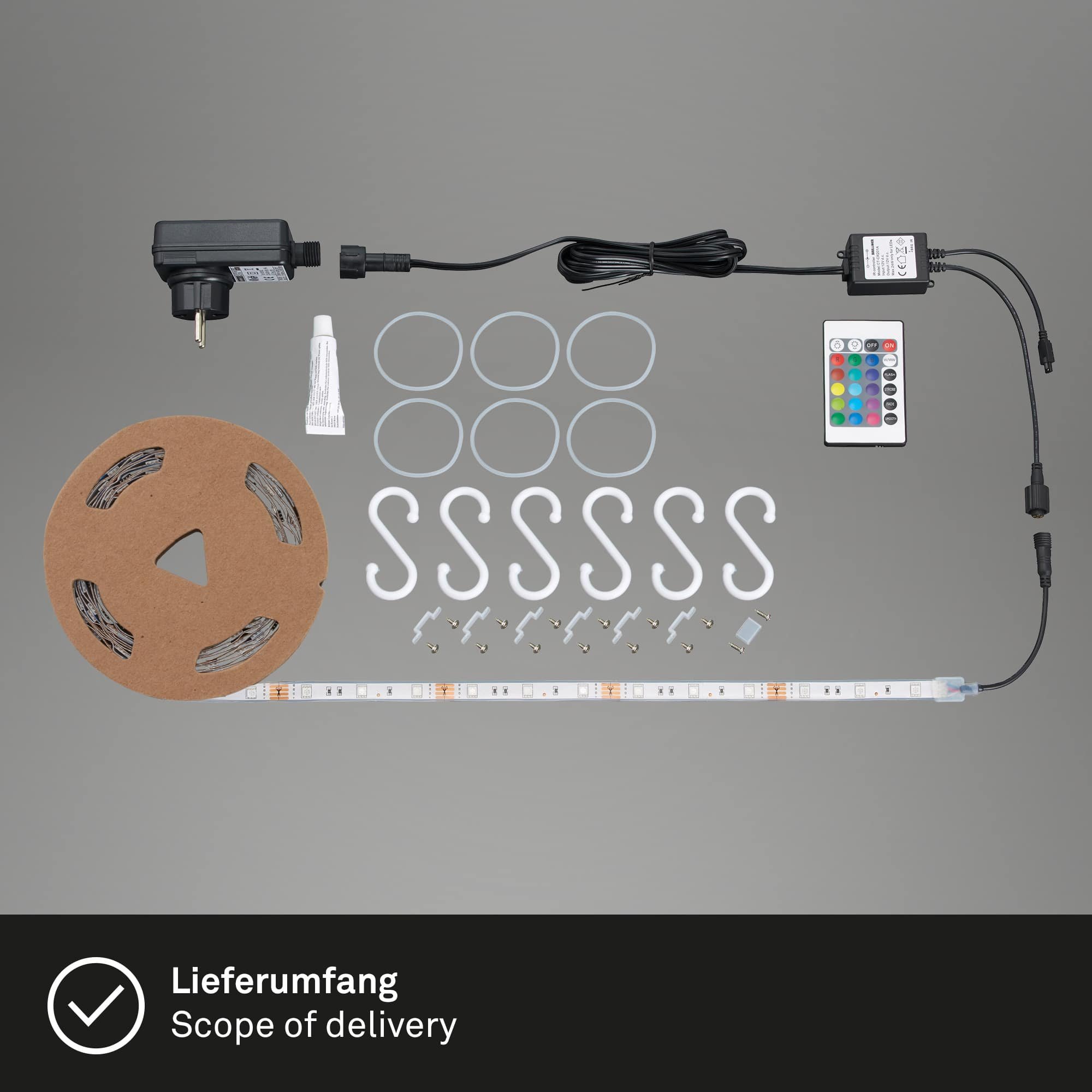 BRILO 2035-090 RGB LED pásek 300 cm bílé - BRILO (obrázek 9)