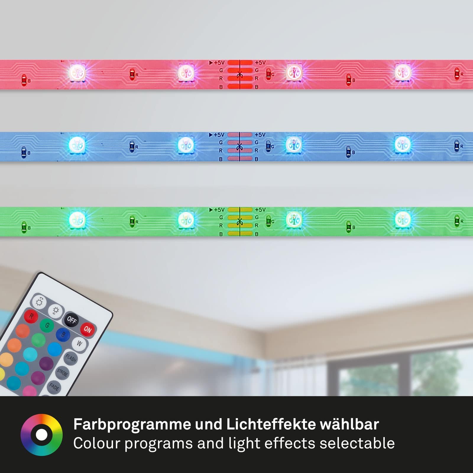 BRILO 2035-300 RGB LED pásek 1000 cm 0,11W bílé - BRILO (obrázek 3)