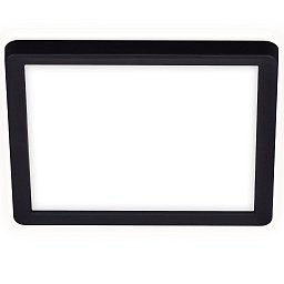 Obrázek pro produkt Slim svítidlo LED panel, 19 cm, 12 W, černá - BRILO