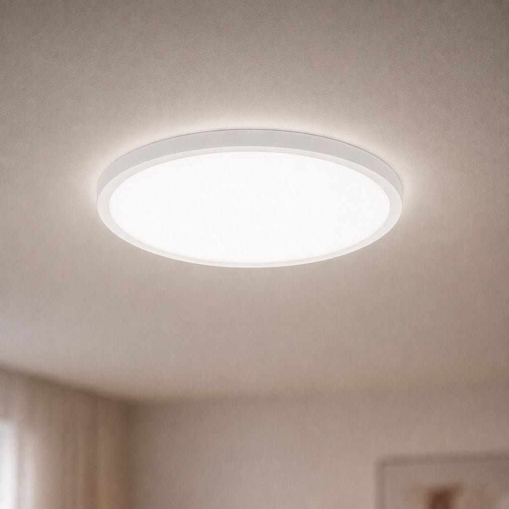BRILO 7155416 Slim svítidlo LED panel, pr. 29,3cm, 2400 lm, 18 W, bílé (starý kód: BRILO 7155-416) - BRILO